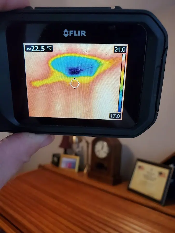 Thermal imaging inspection for water damage in Thompson